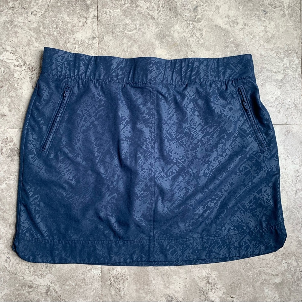 Orvis Deep Navy Textured Mini Skirt